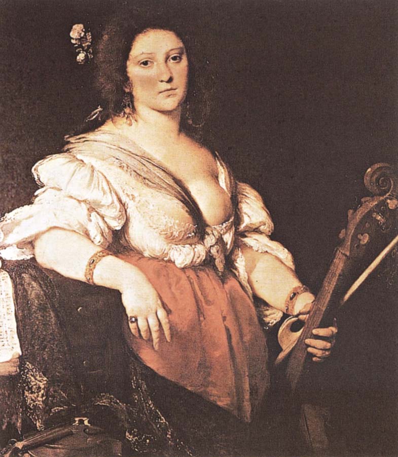 Bernardo Strozzi, Joueuse de viole de gamb